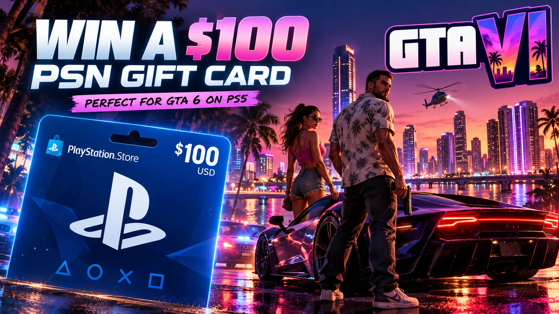 Free $100 PSN gift card