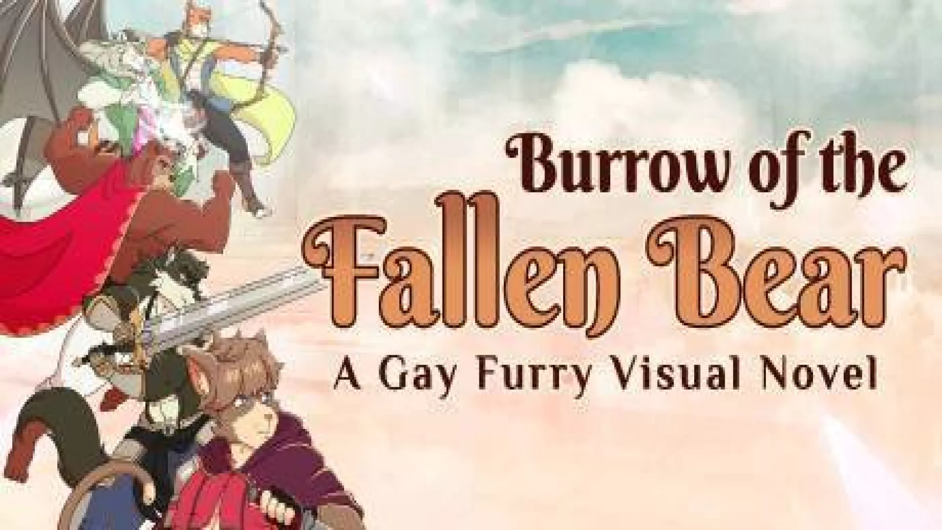 Burrow of the Fallen Bear A Gay Furry Visual Novel cover