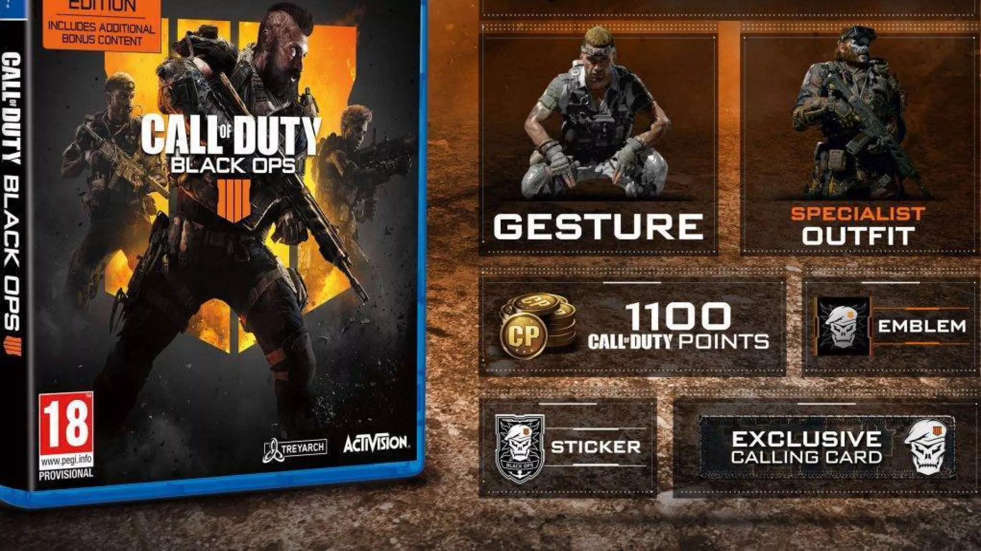 Call of Duty Black Ops 4 1100 CoD Points cover