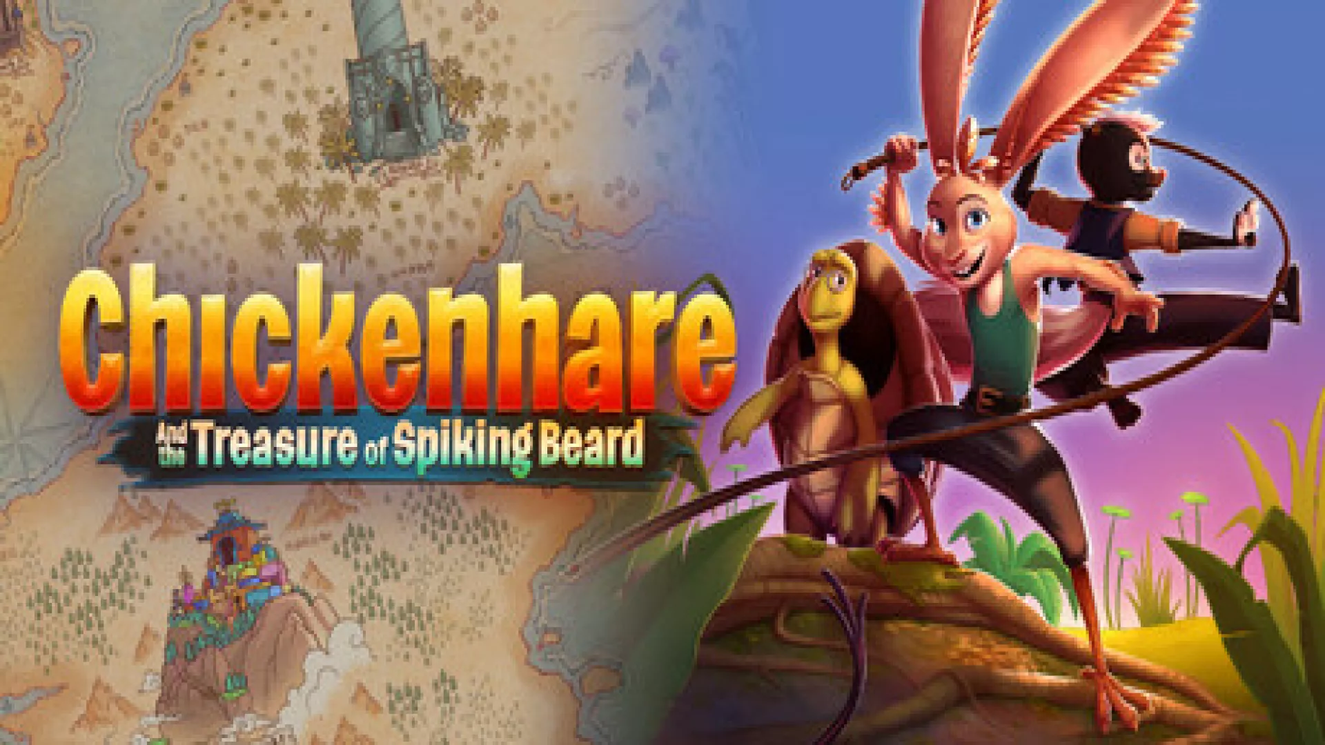 Chickenhare and the treasure of Spiking-Beard cover