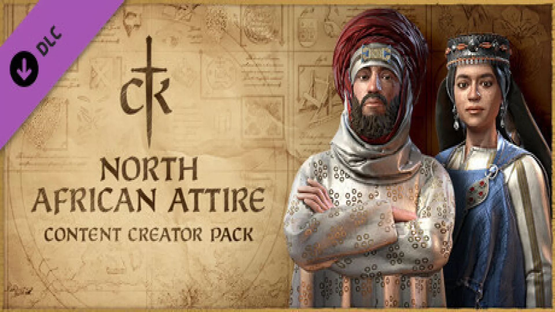 Crusader Kings 3 Content Creator Pack North African Attire cover