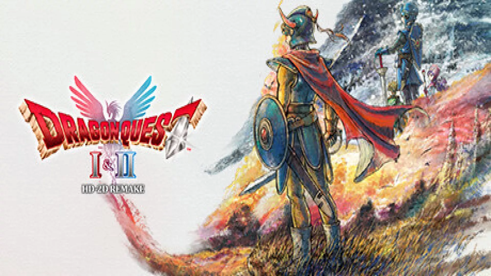DRAGON QUEST 1 and 2 HD 2D Remake cover