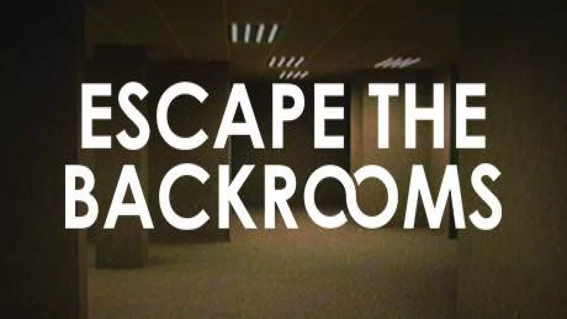 Escape the Backrooms cover