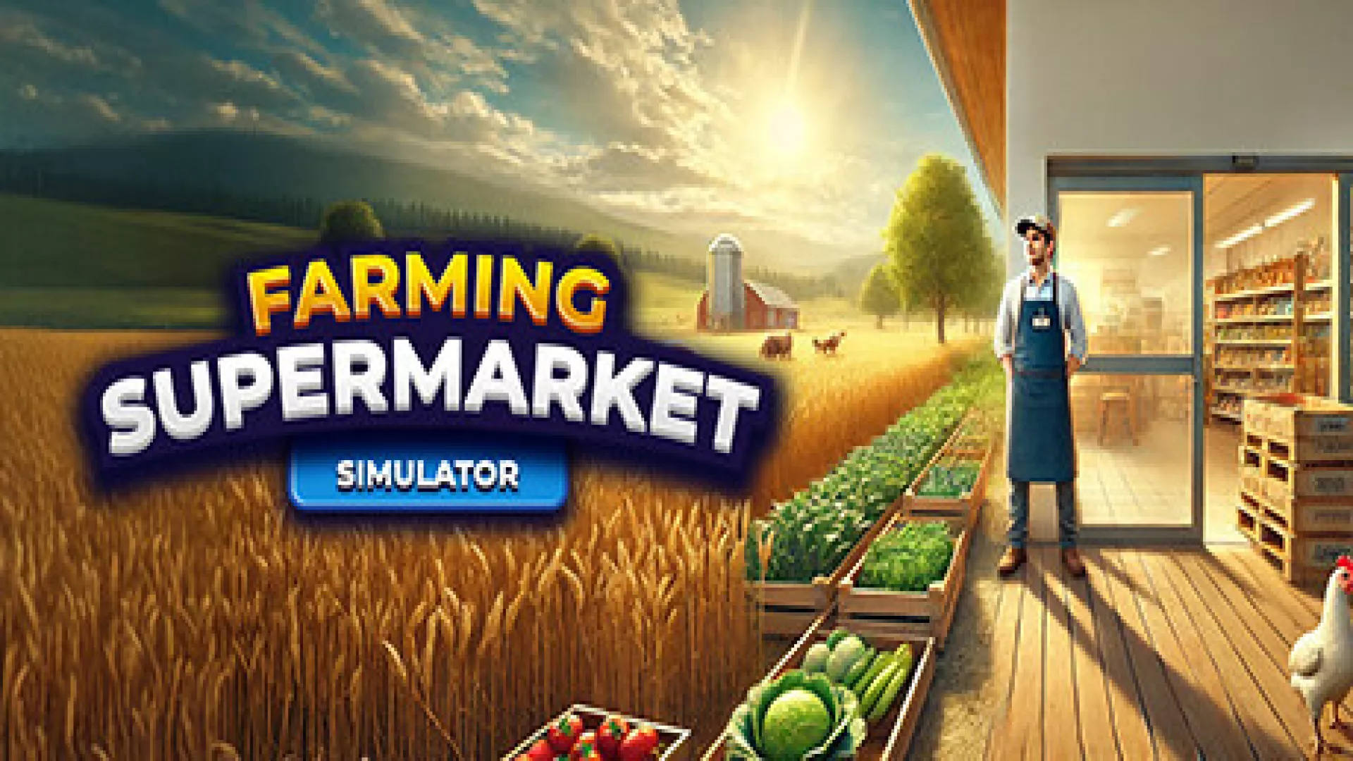 Farming and Supermarket Simulator cover