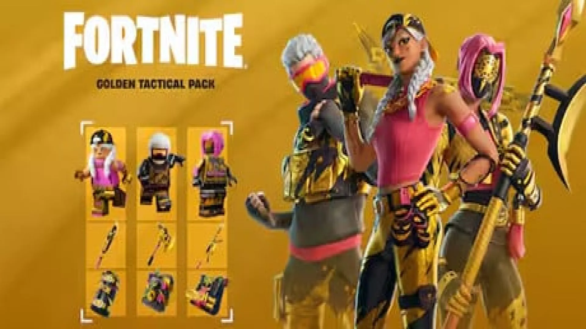 Fortnite Golden Tactical Pack cover