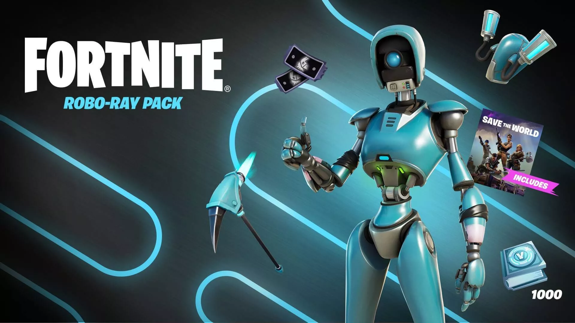 Fortnite Robo Ray Pack cover