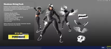 FORTNITE SHADOWS RISING PACK