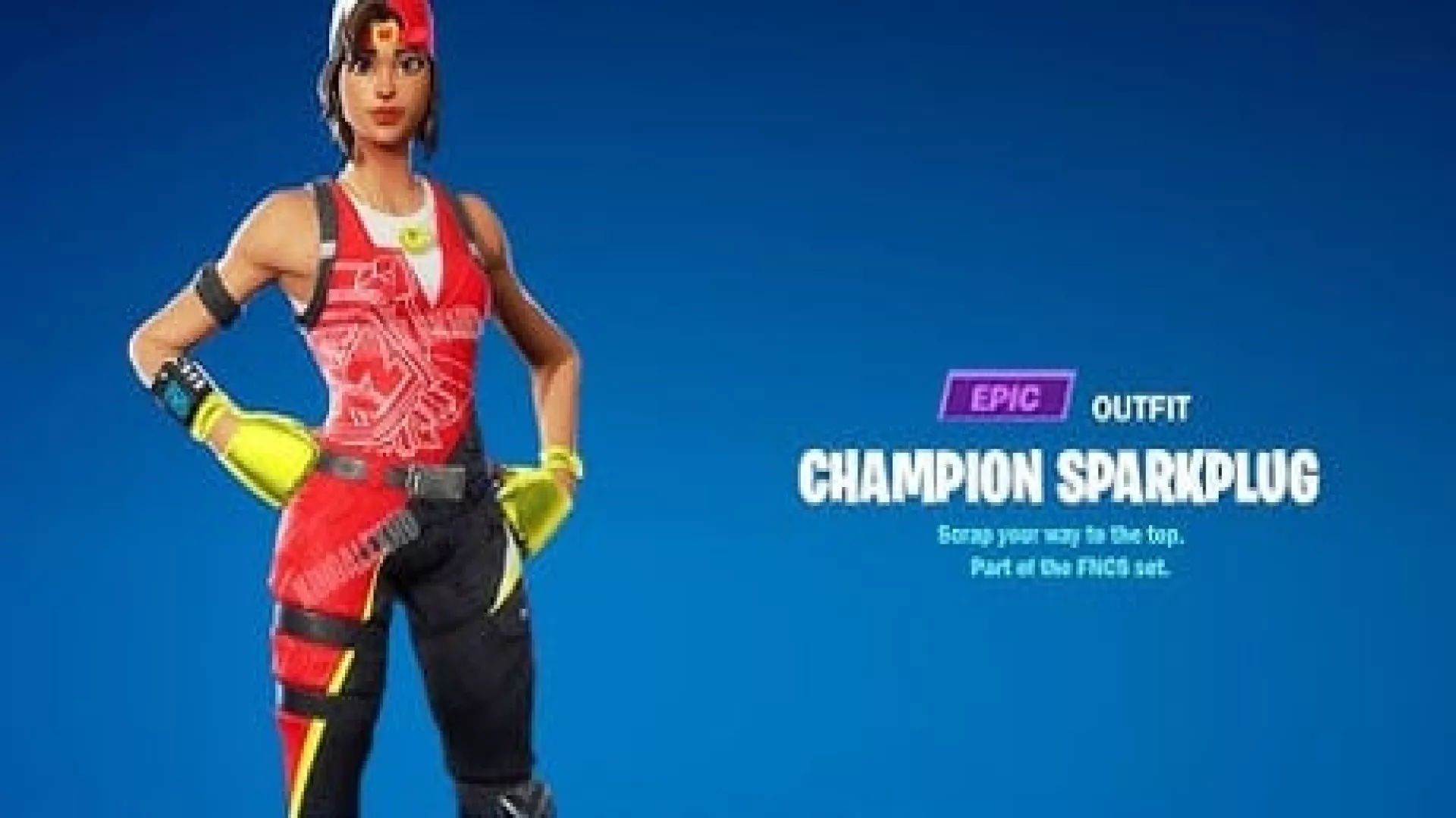 Fortnite Sparkplug Skin cover
