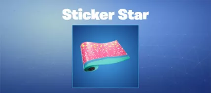 Fortnite Sticker Star Wrap