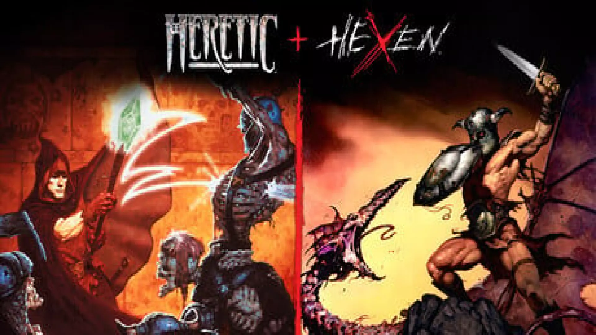 Heretic and Hexen cover