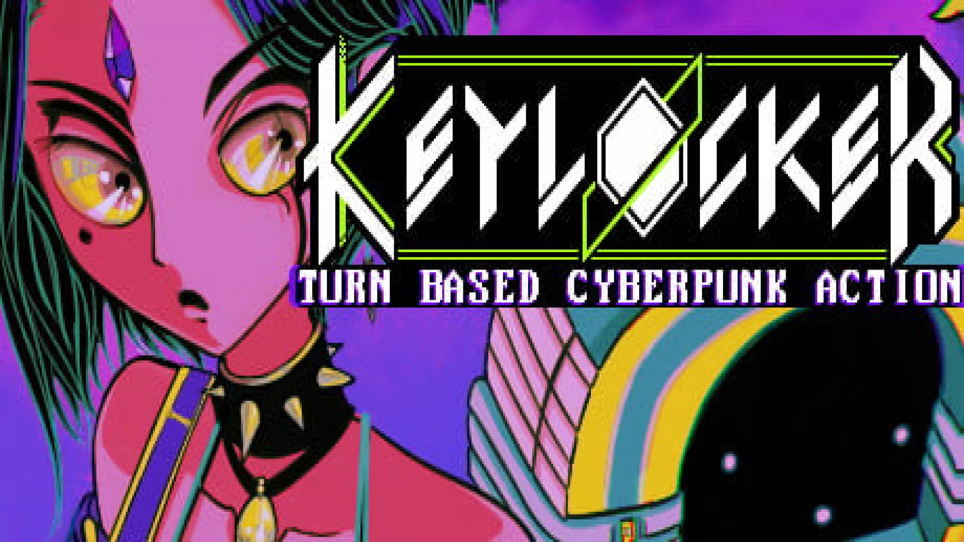 Keylocker Turn Based Cyberpunk Action cover