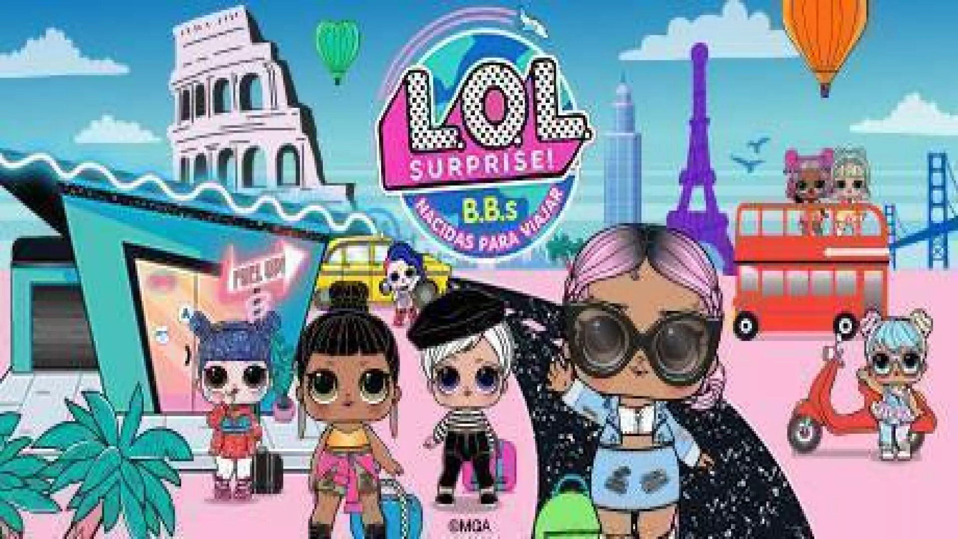 LOL Surprise BBs BORN TO TRAVEL cover