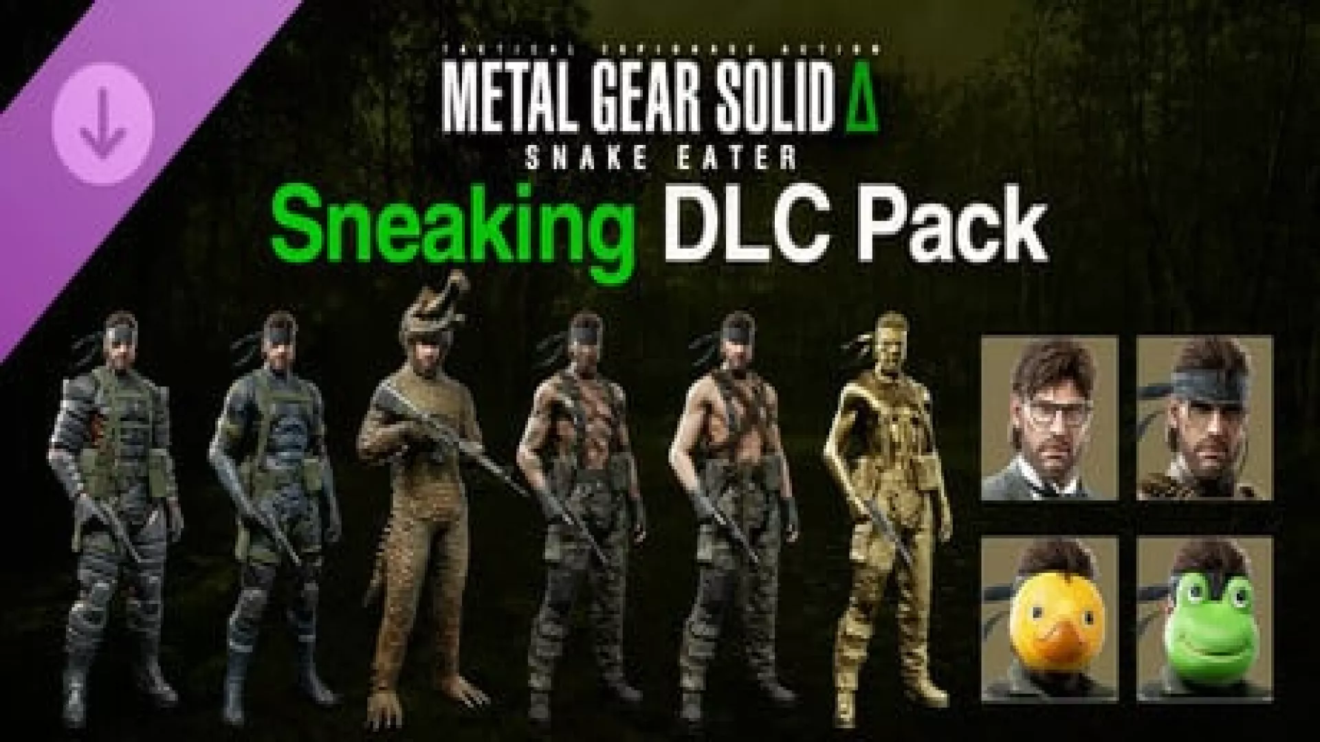 METAL GEAR SOLID SNAKE EATER Sneaking DLC Pack cover