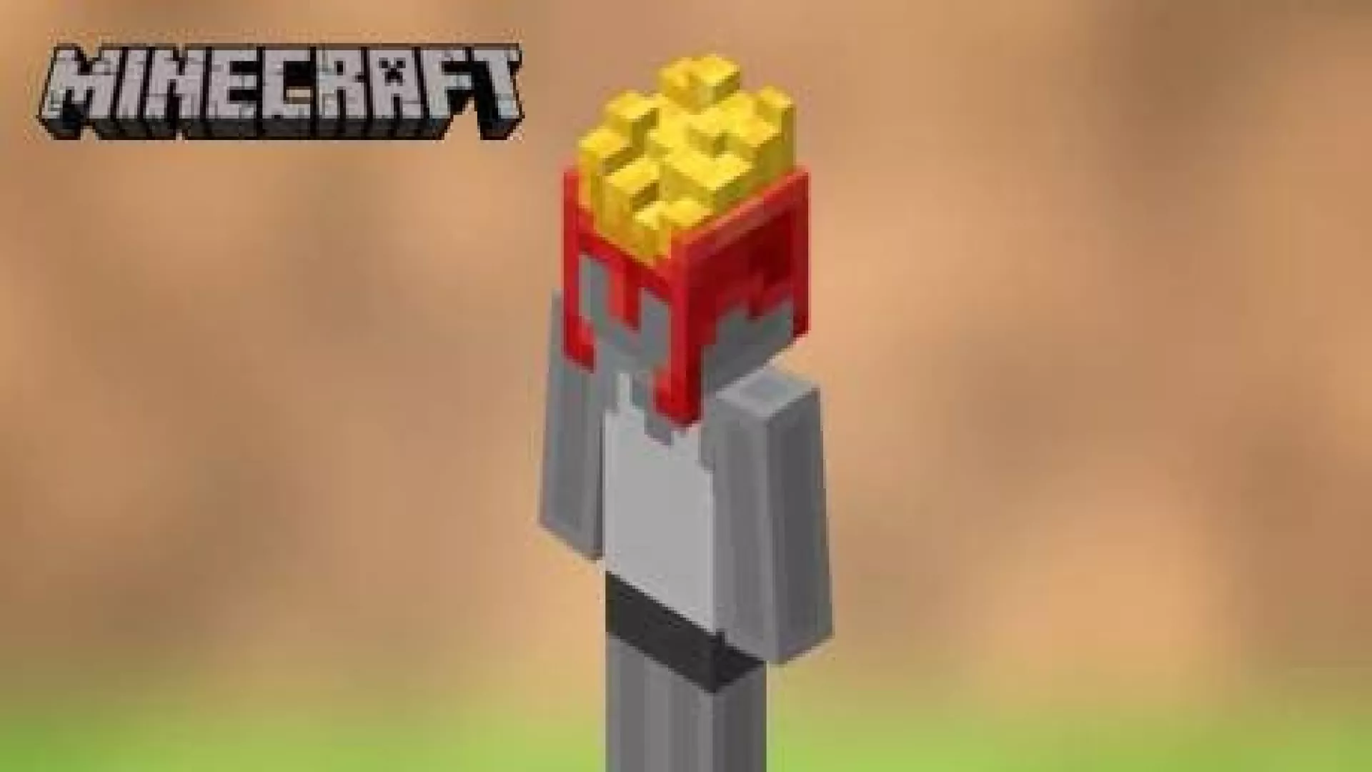 Minecraft Fry Helmet cover