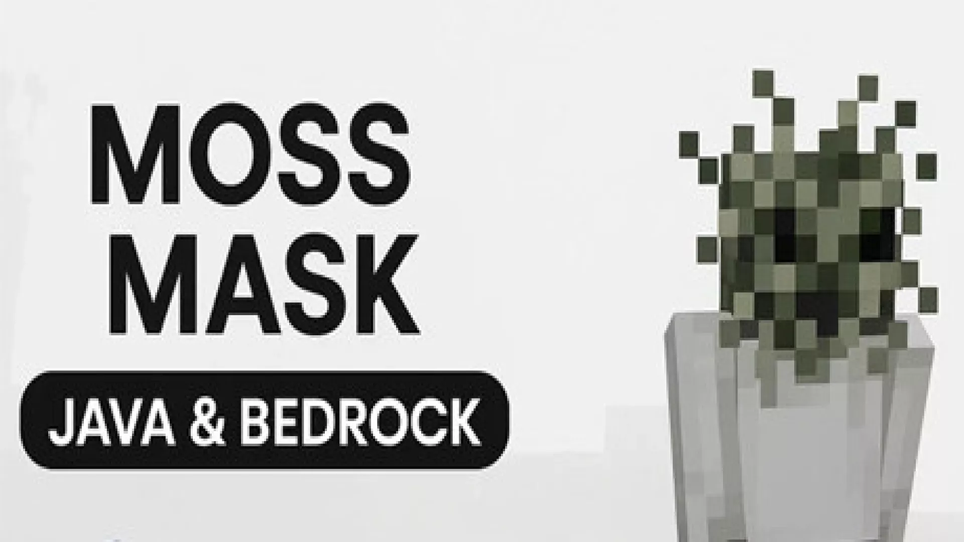 Minecraft Moss Mask cover