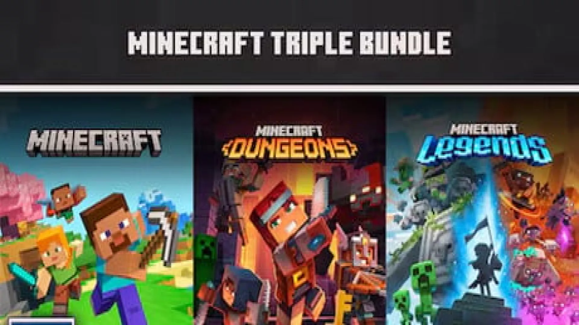 Minecraft Triple Bundle cover