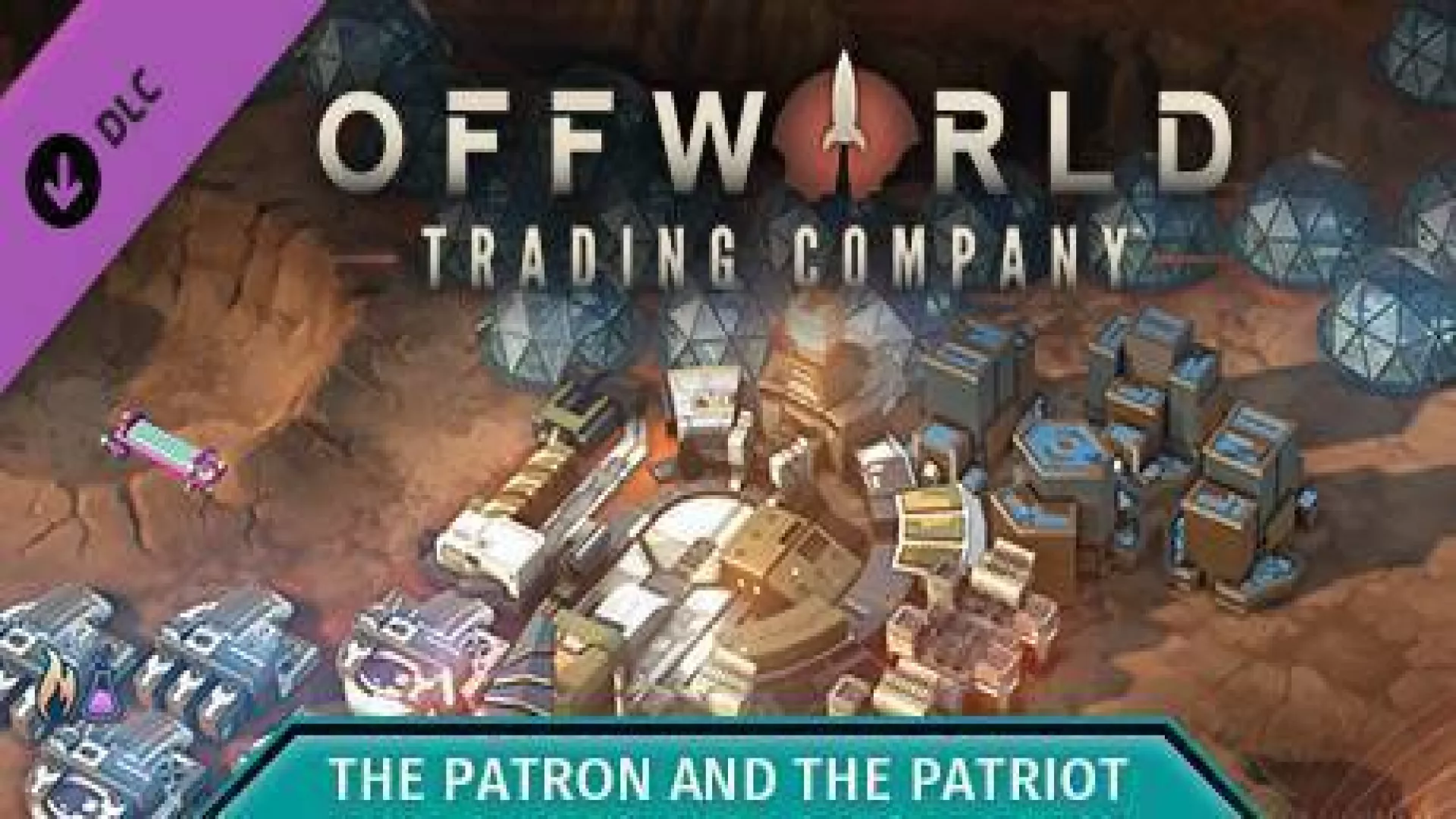 Offworld Trading Company The Patron and the Patriot DLC cover
