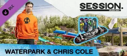 Session Skate Sim Waterpark and Chris Cole