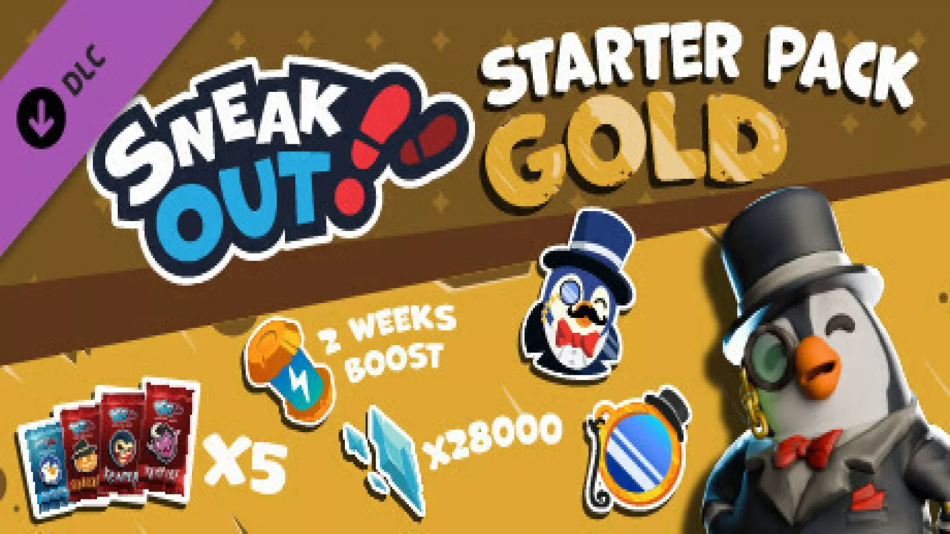 Sneak Out Starter Pack Gold cover