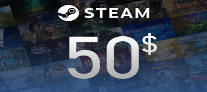 Steam Game Card 50 USD