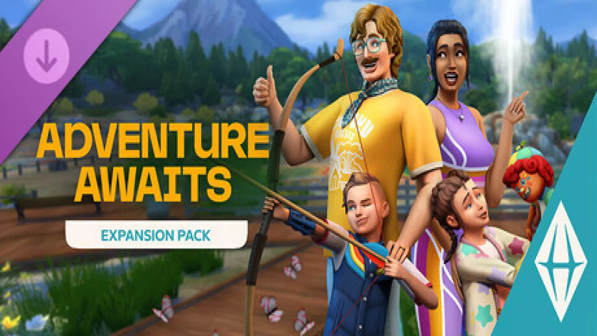 The Sims 4 Adventure Awaits cover