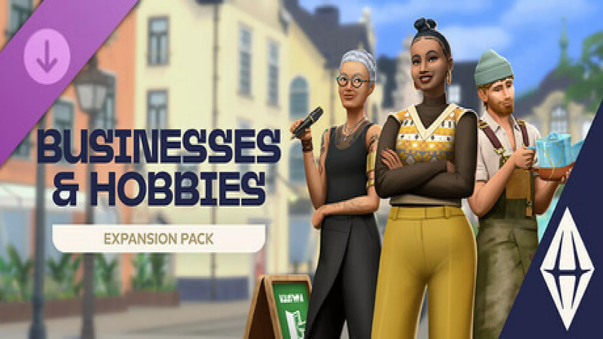 The Sims 4 Businesses and Hobbies Expansion Pack cover
