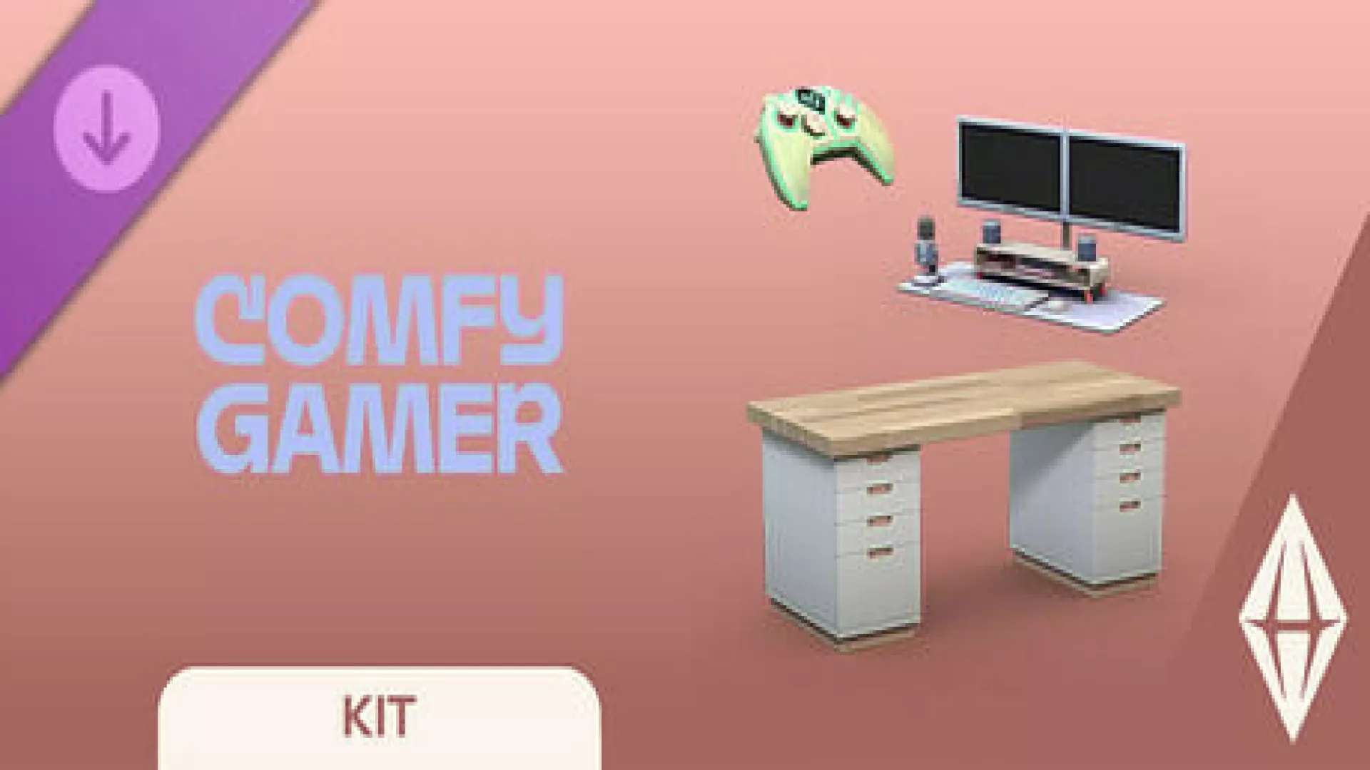 The Sims 4 Comfy Gamer Kit cover