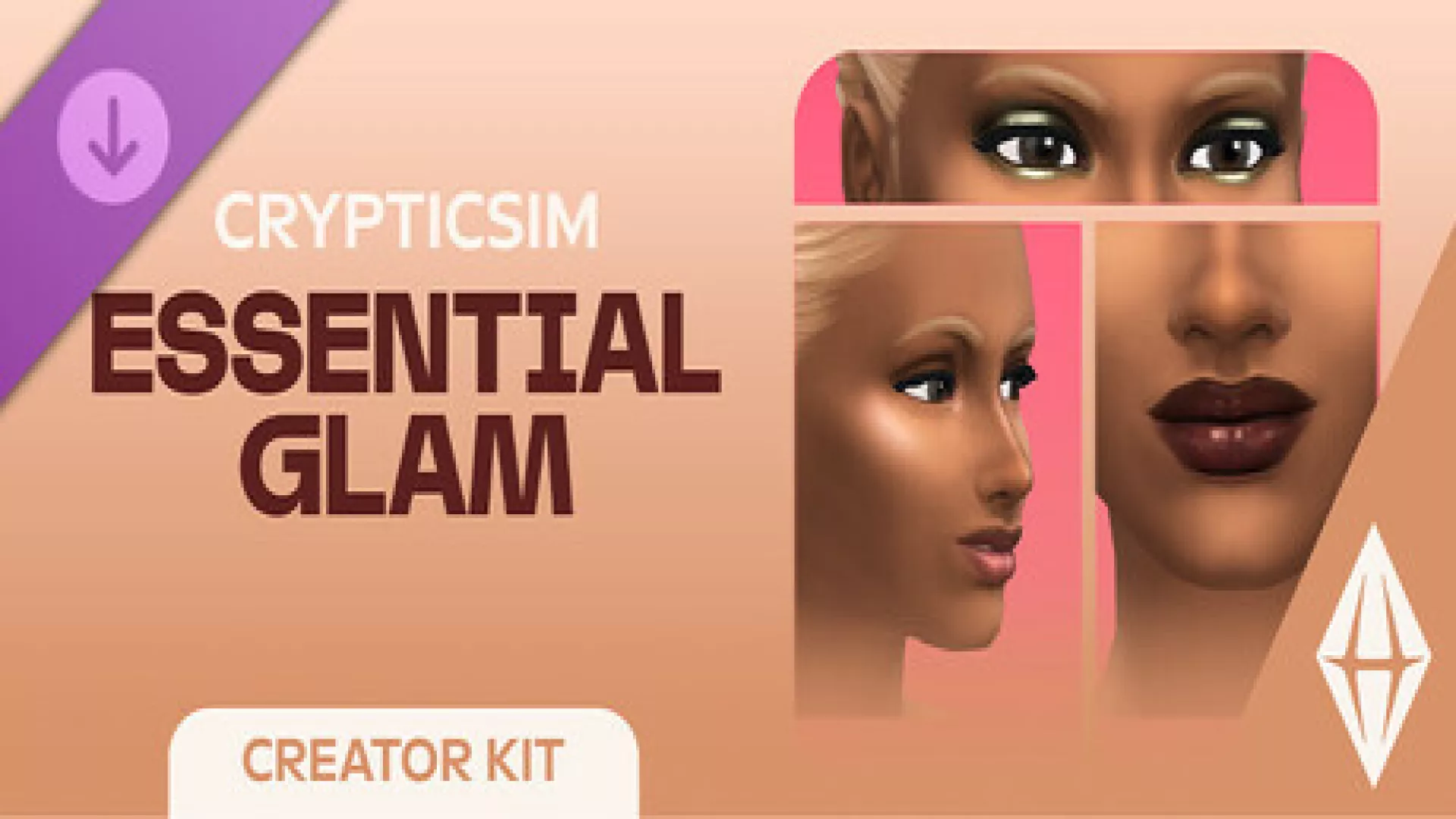 The Sims 4 Essential Glam Kit cover