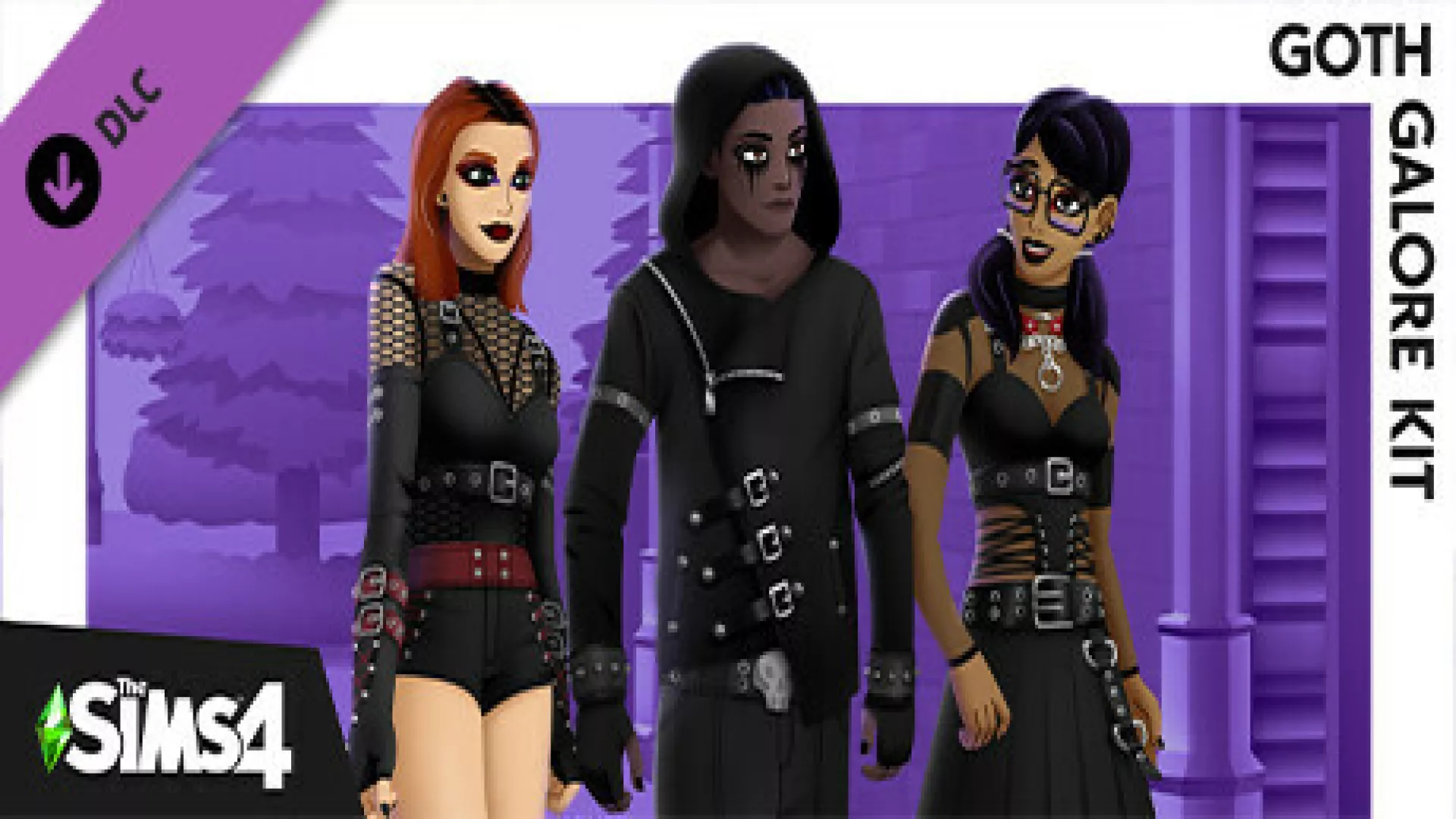 The Sims 4 Goth Galore Kit cover