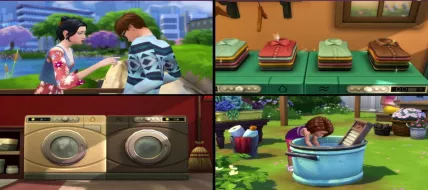 The Sims 4 Laundry Day Stuff