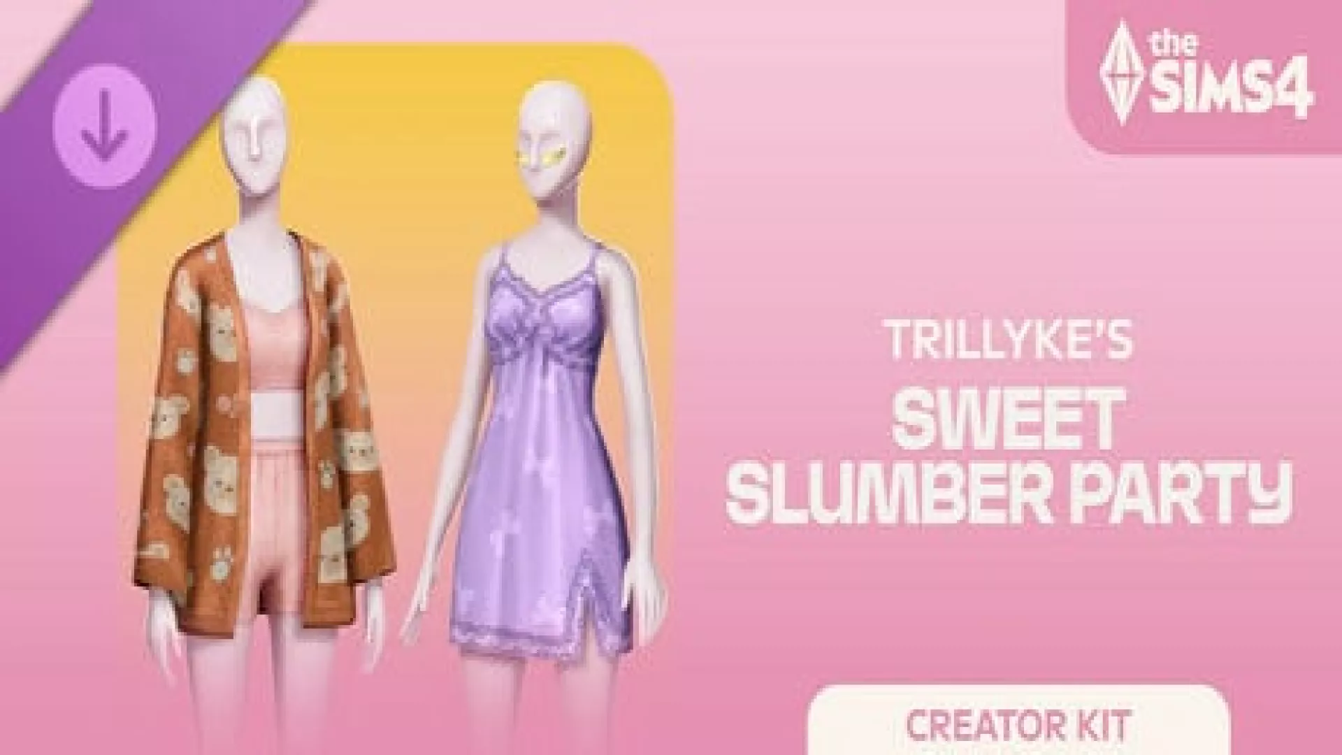 The Sims 4 Sweet Slumber Party Kit cover