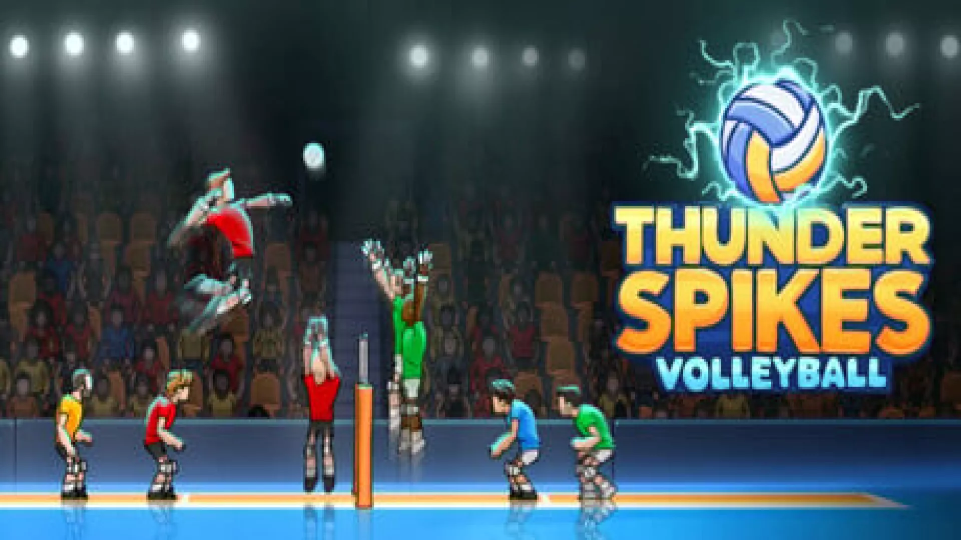 Thunder Spikes Volleyball cover
