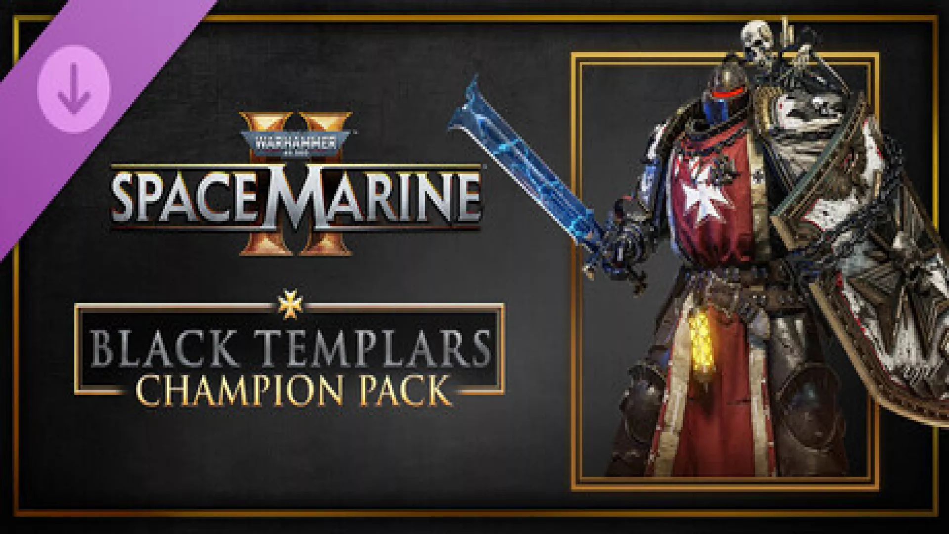 Warhammer 40000 Space Marine 2 Black Templars Champion Pack cover