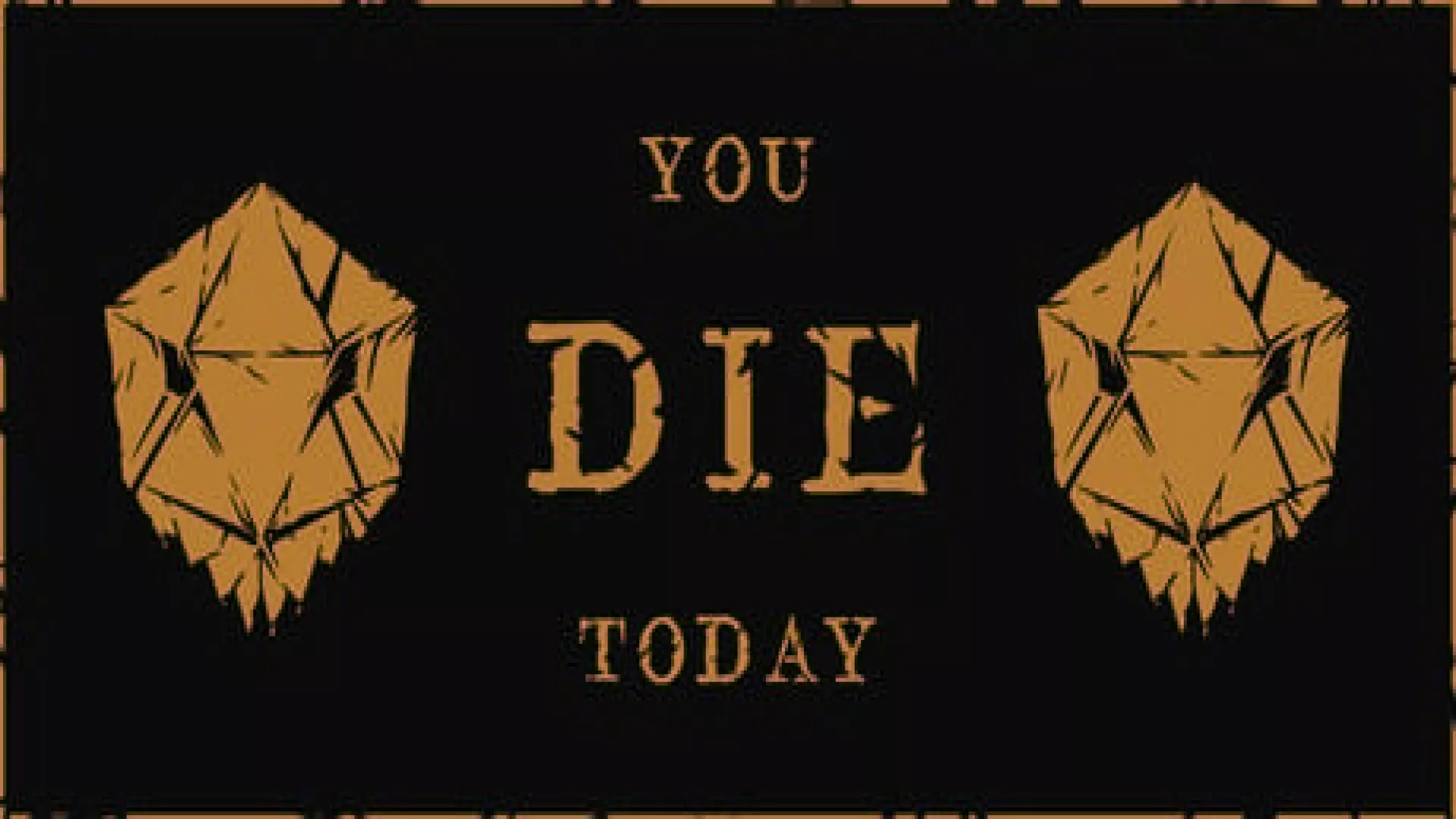 You Die Today cover