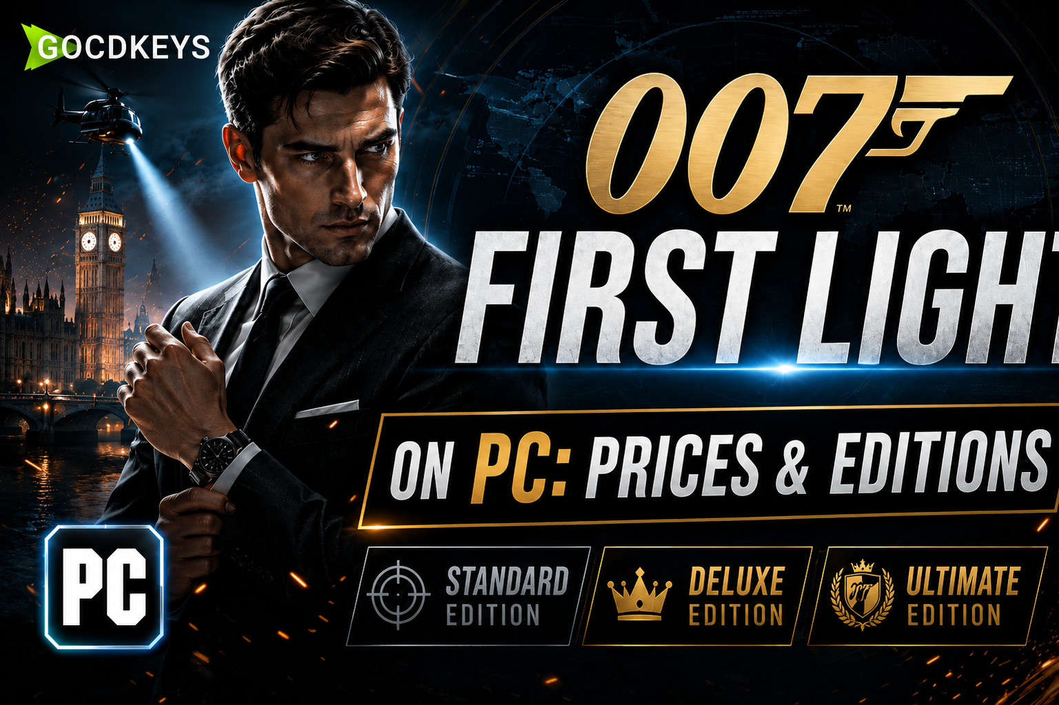 007 First Light on PC: Prices and Editions