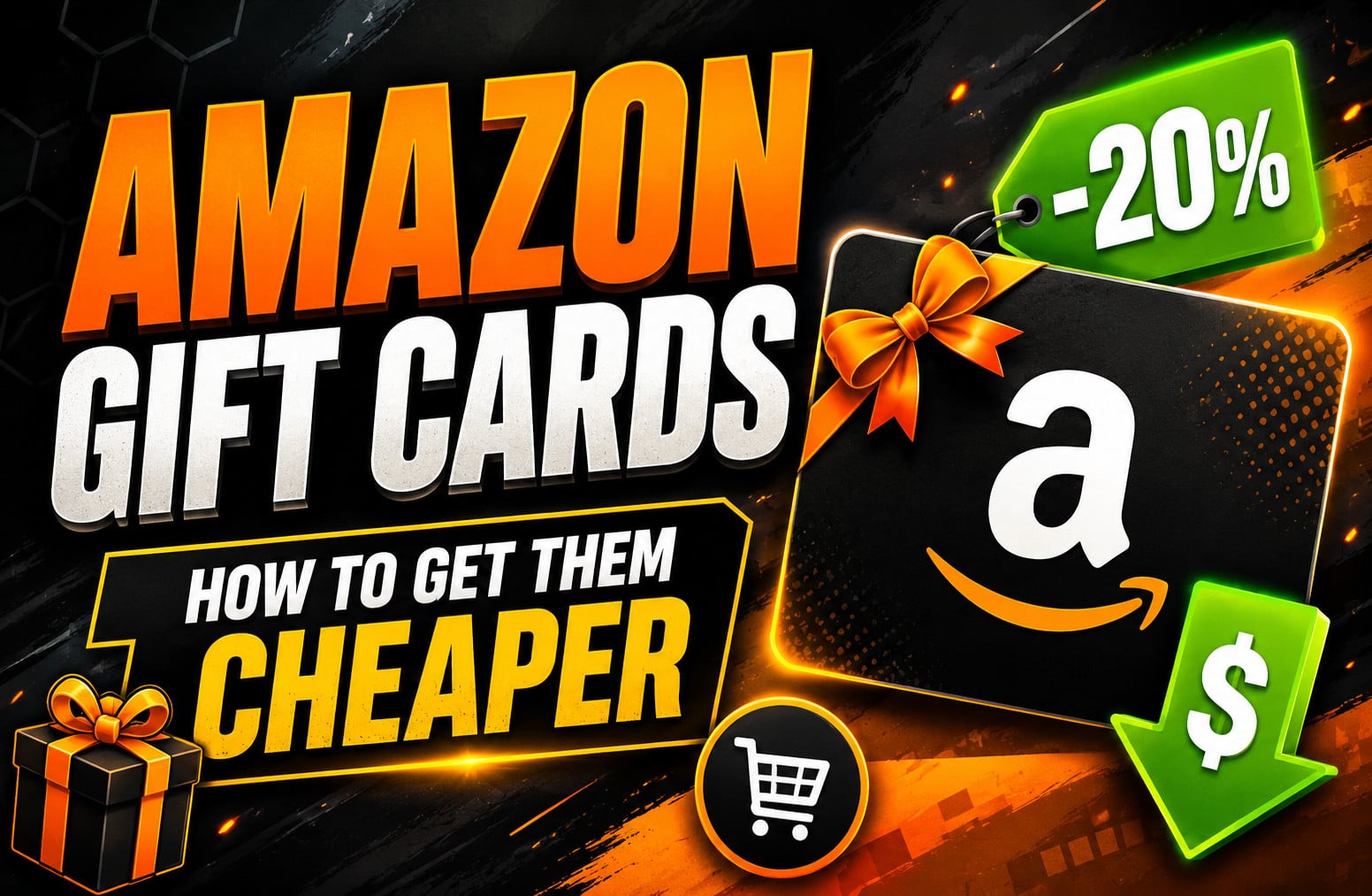 Amazon Gift Cards: How to Get Them Cheaper