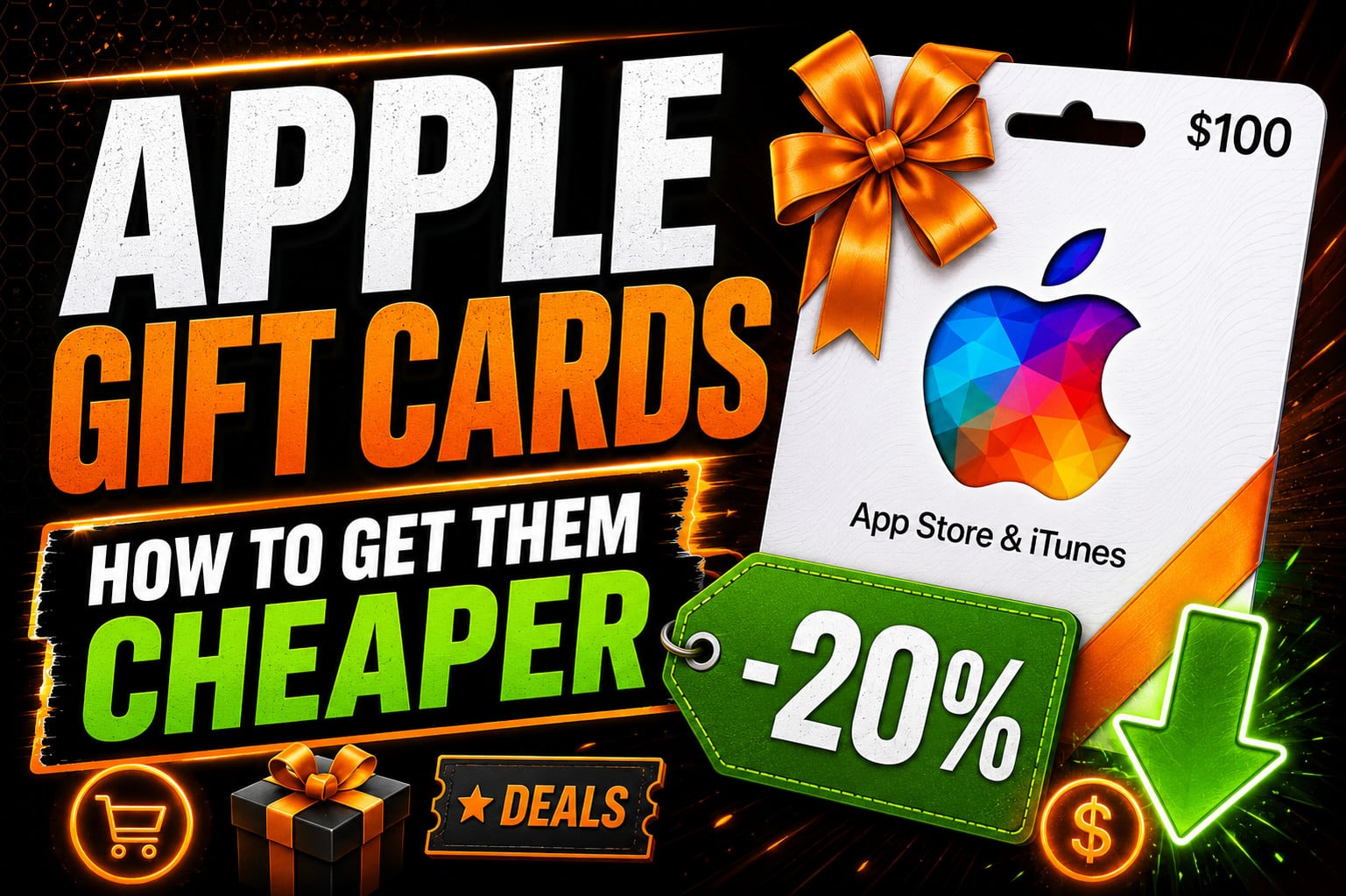 Apple Gift Cards: How to Get Them Cheaper