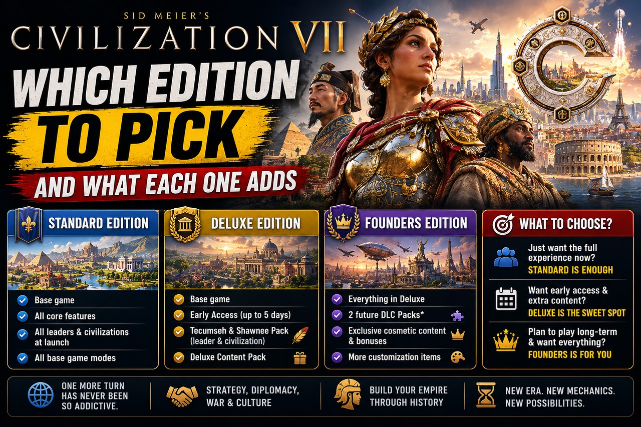 Civilization VII: which edition to pick and what each one adds