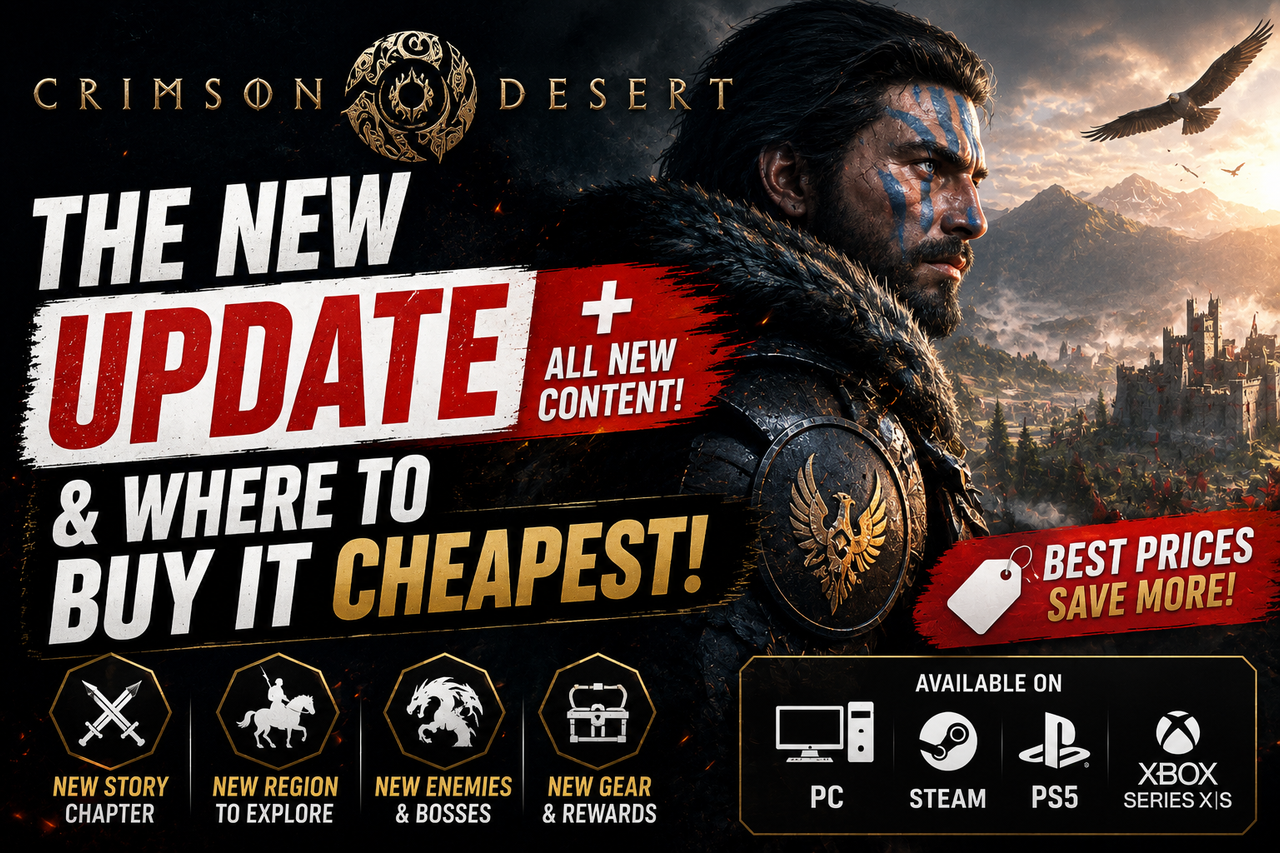 Crimson Desert: the new update and where to buy it cheapest