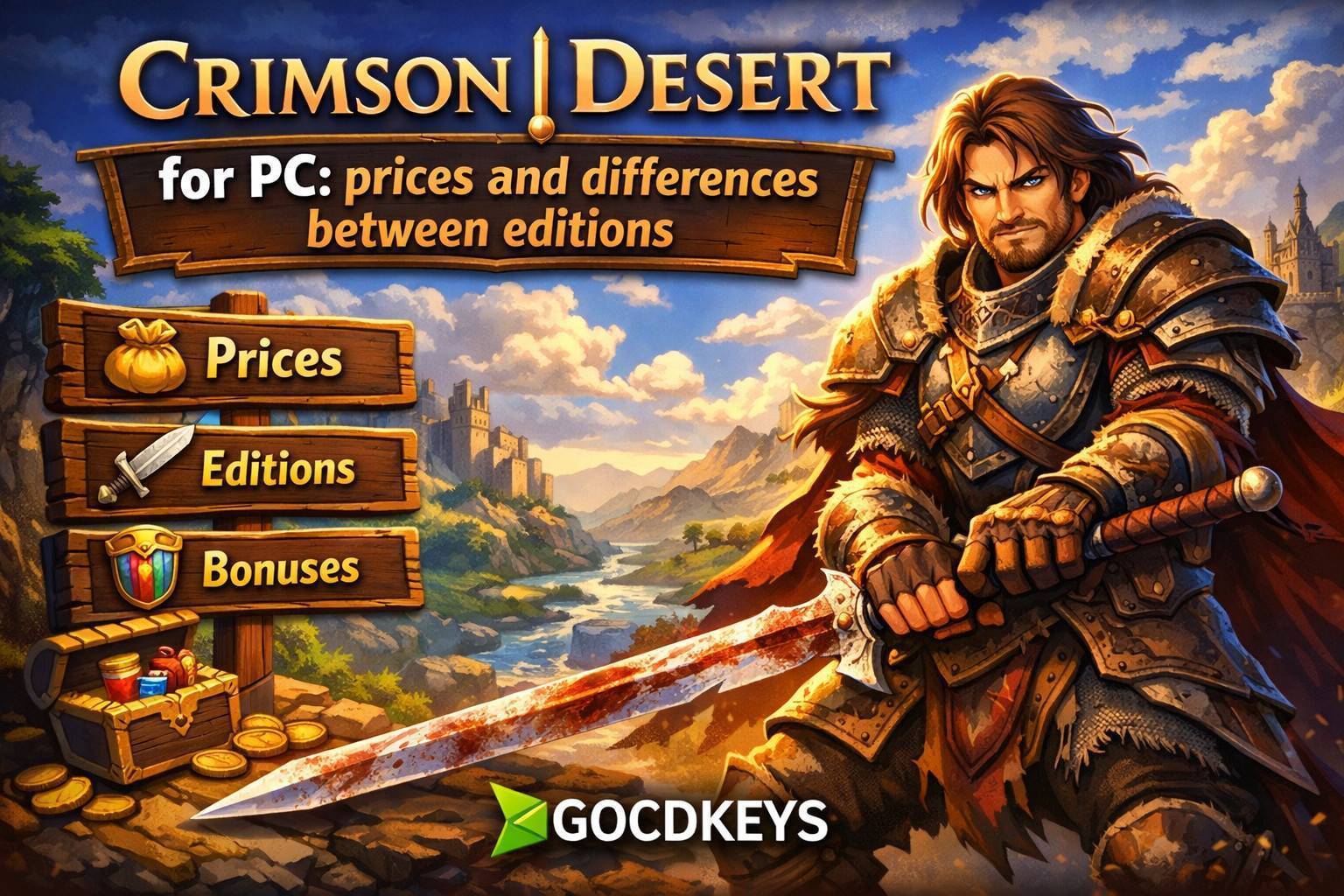Crimson Desert for PC: prices and differences between editions