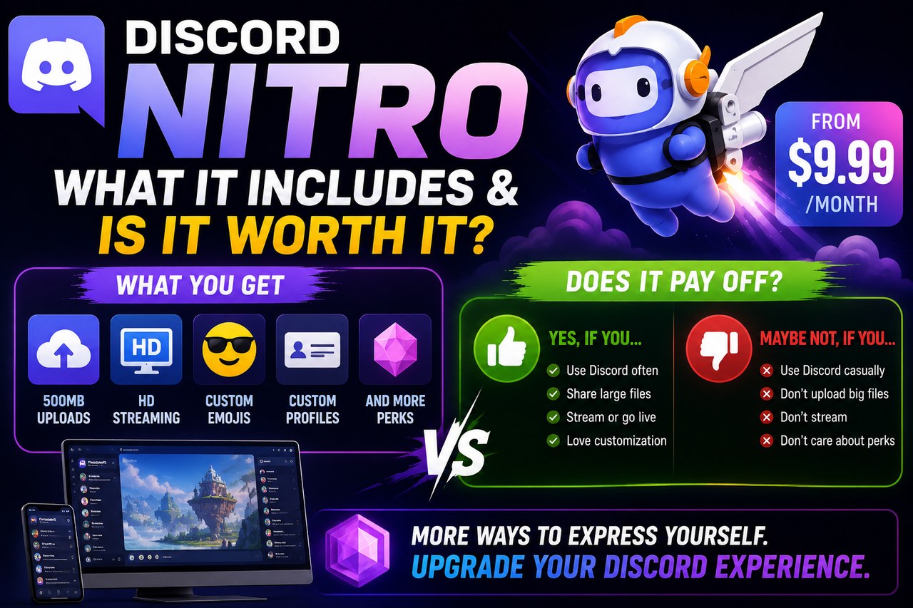 Discord Nitro: what it includes and whether it pays off