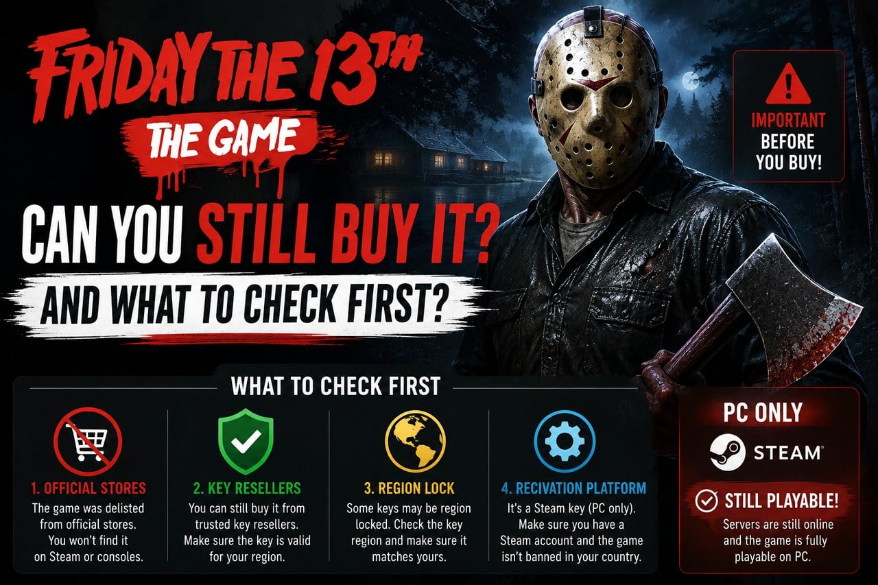 Friday the 13th: The Game — can you still buy it, and what to check first?