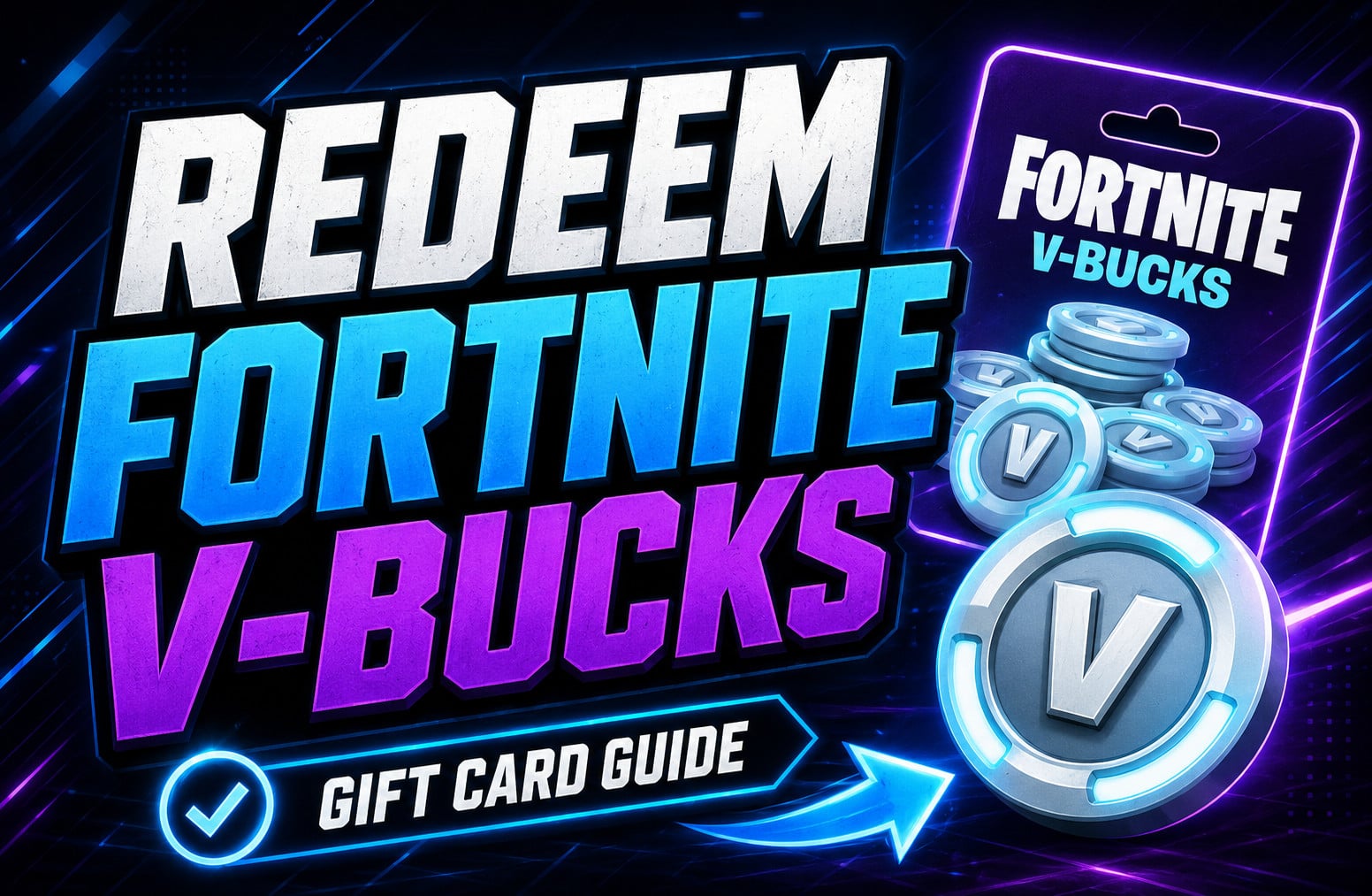 How to Redeem a Fortnite V-Bucks Gift Card (PC, PlayStation, Xbox, Switch)