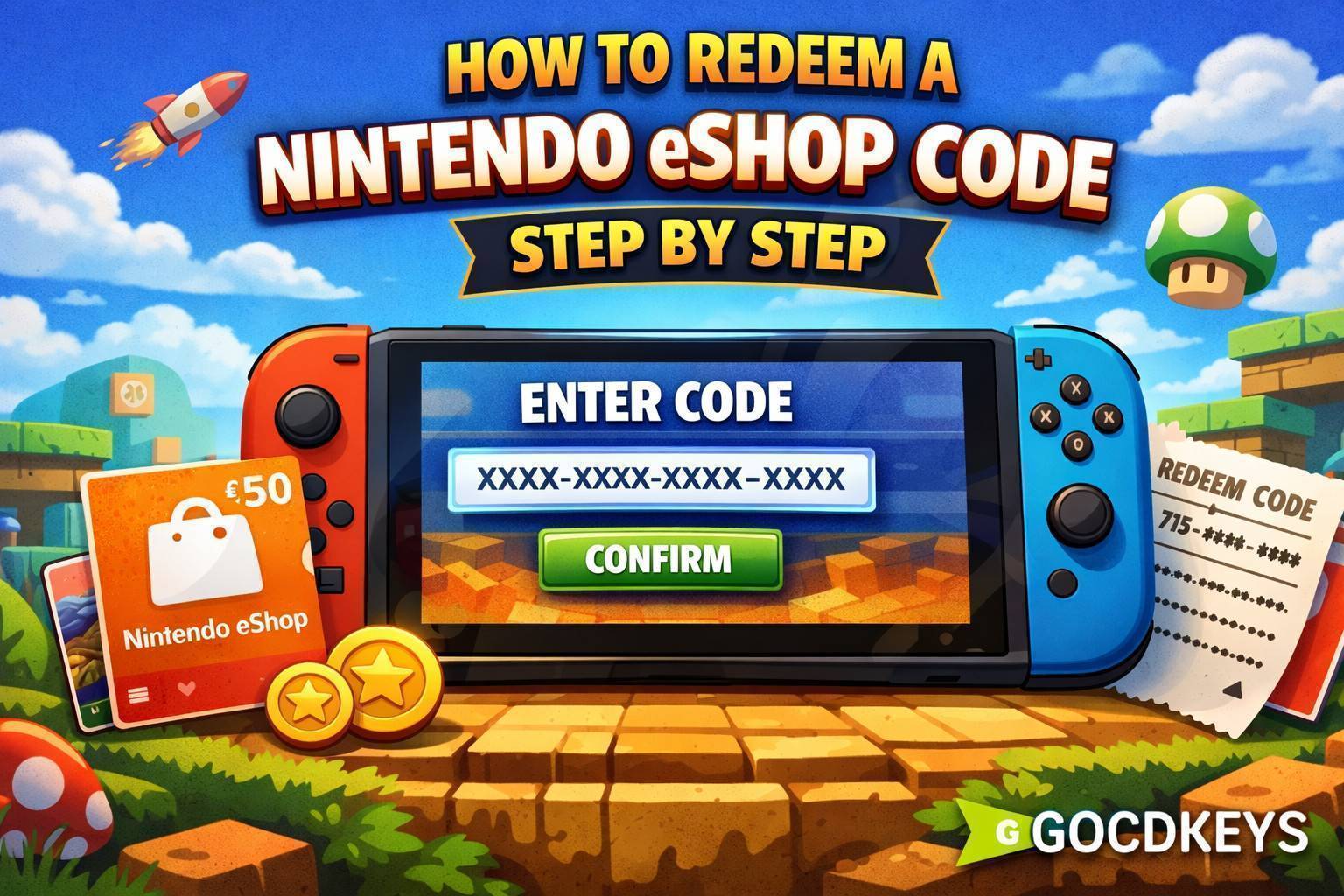 How to Redeem Nintendo eShop Codes Step by Step (Switch and Switch 2)