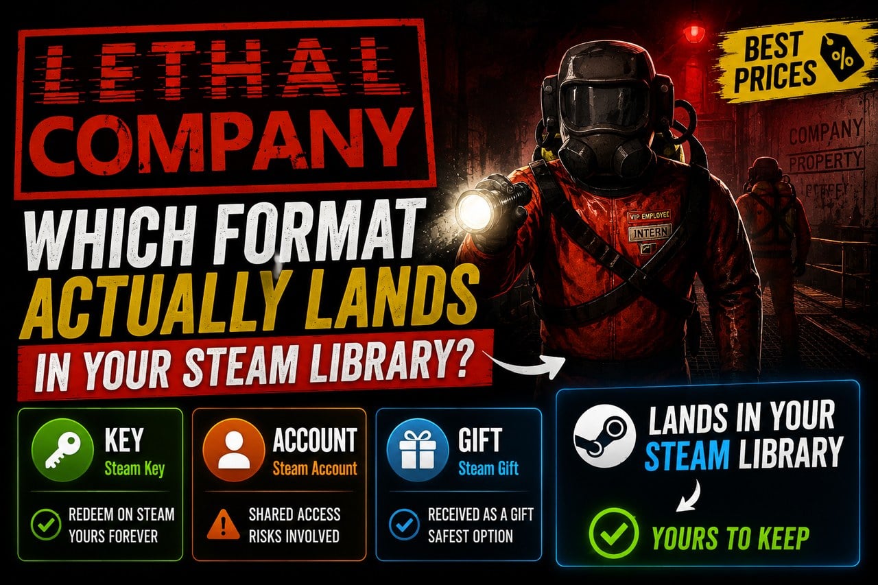 Lethal Company: which format actually lands in your Steam library