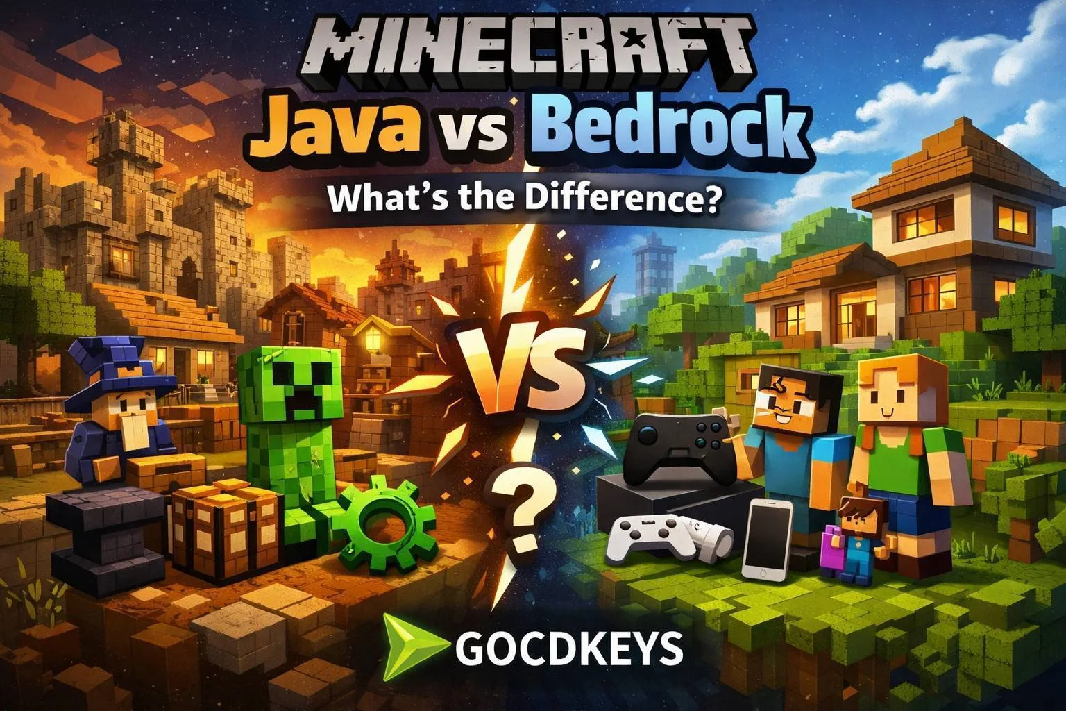 Minecraft Is Not Just One Game: Java, Bedrock, and Platform Differences Explained
