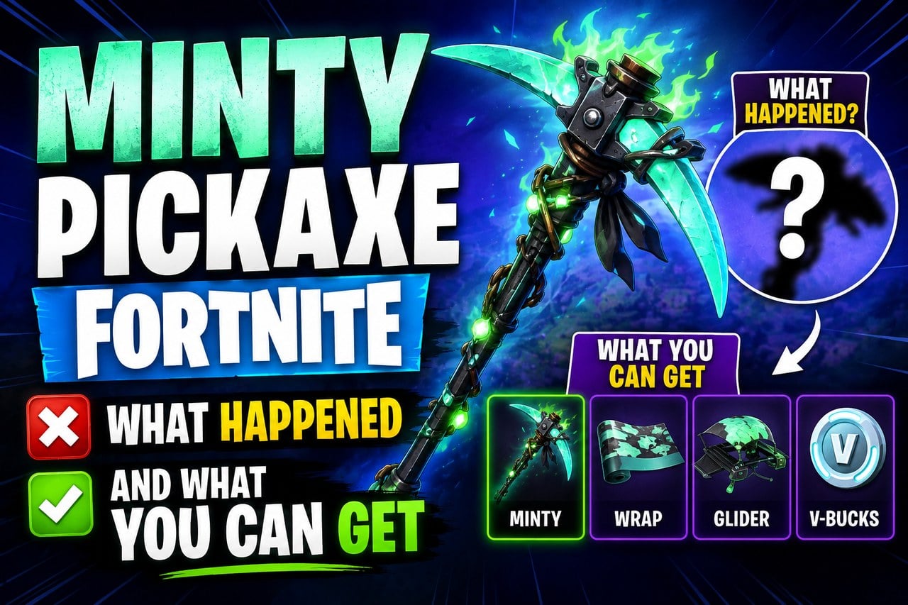 The Minty Pickaxe in Fortnite: what happened to it and what you can still get