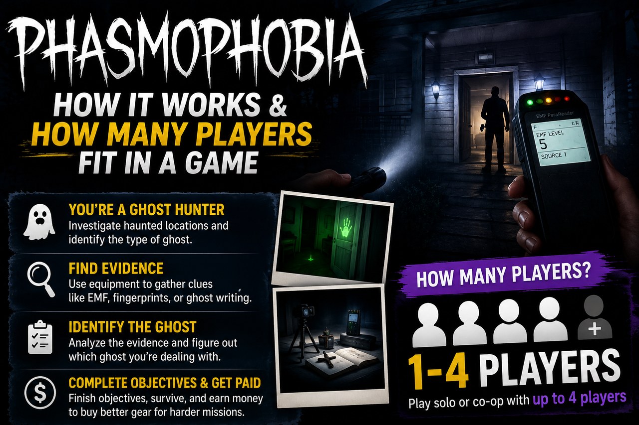 Phasmophobia: how it works and how many players fit in a game