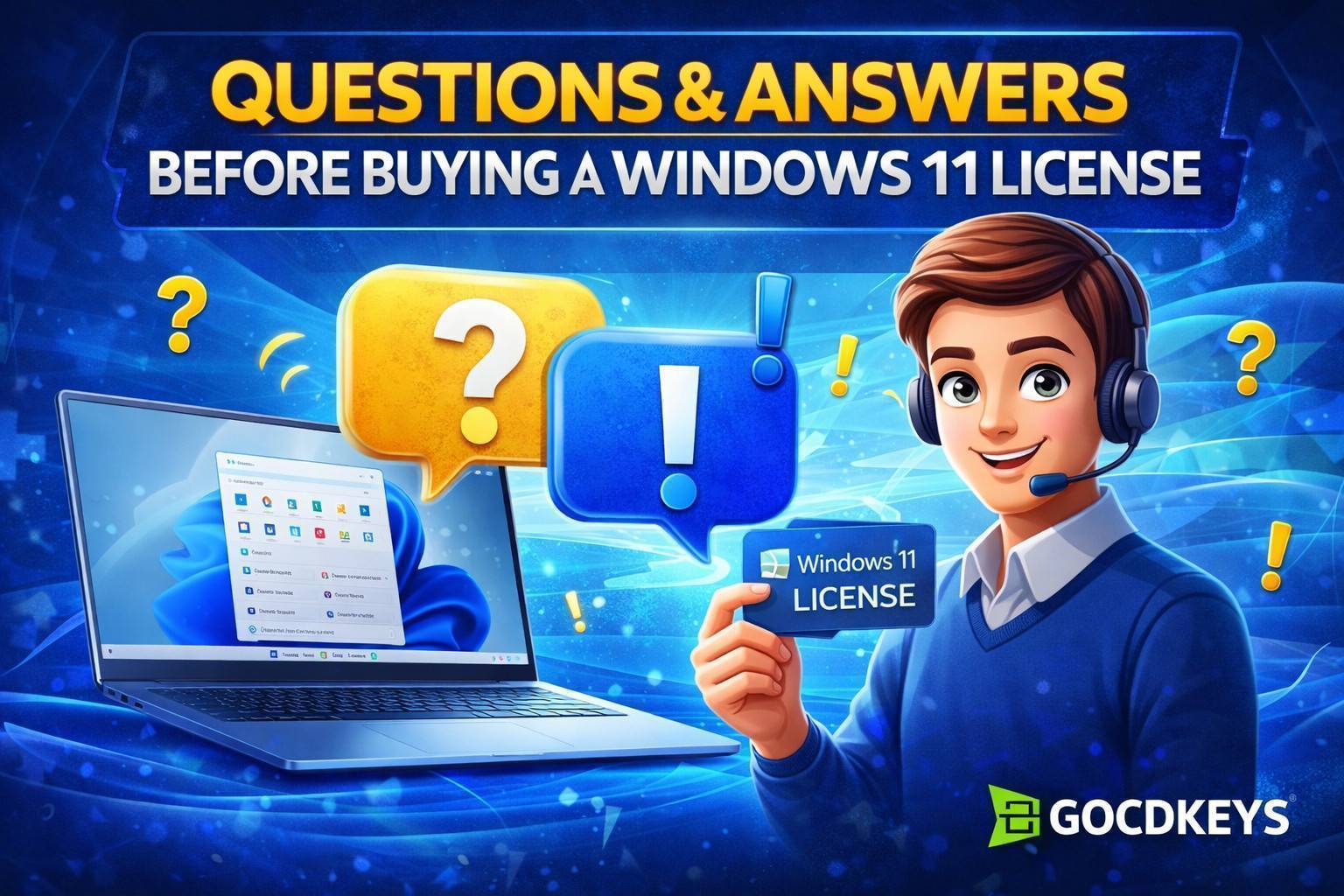 Questions and Answers Before Buying a Windows 11 License