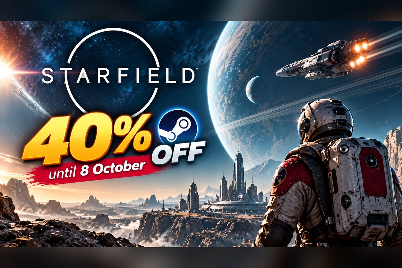 Starfield is 40% off on Steam until 8 October, and cheaper still elsewhere
